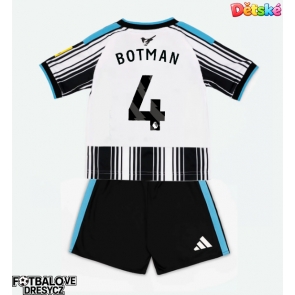 Newcastle United Sven Botman #4 Dětské Domácí dres komplet 2026-27 Krátký Rukáv (+ trenýrky)